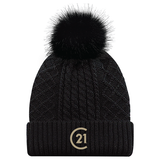 Jacquard Cable Knit Toque